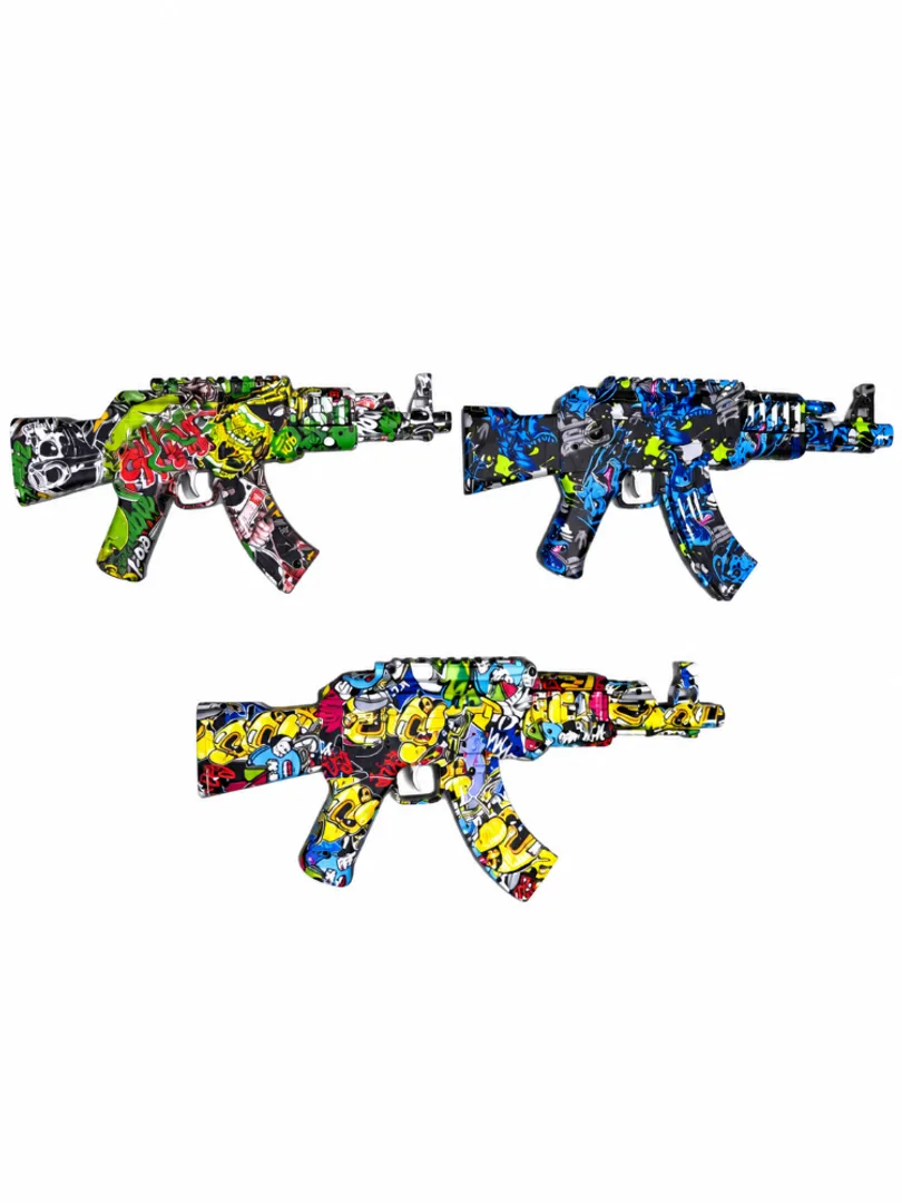 PISTOLA DE HIDROGEL LANZADOR RIFLE ELECTRICO AK