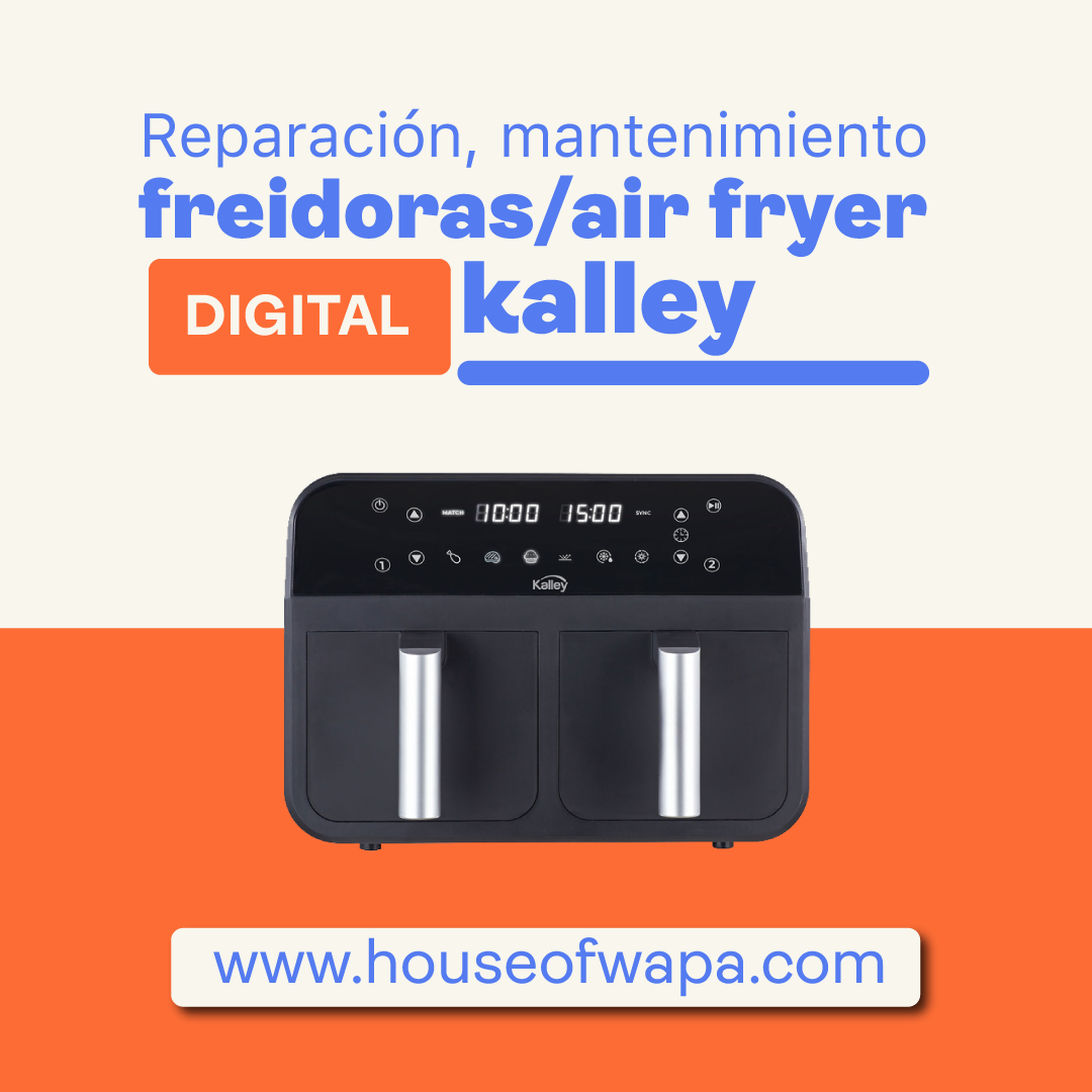  Ollas Freidoras KALLEY uso Manual/ Air Fryers/ Reparación/ Arreglo/ Mantenimiento 