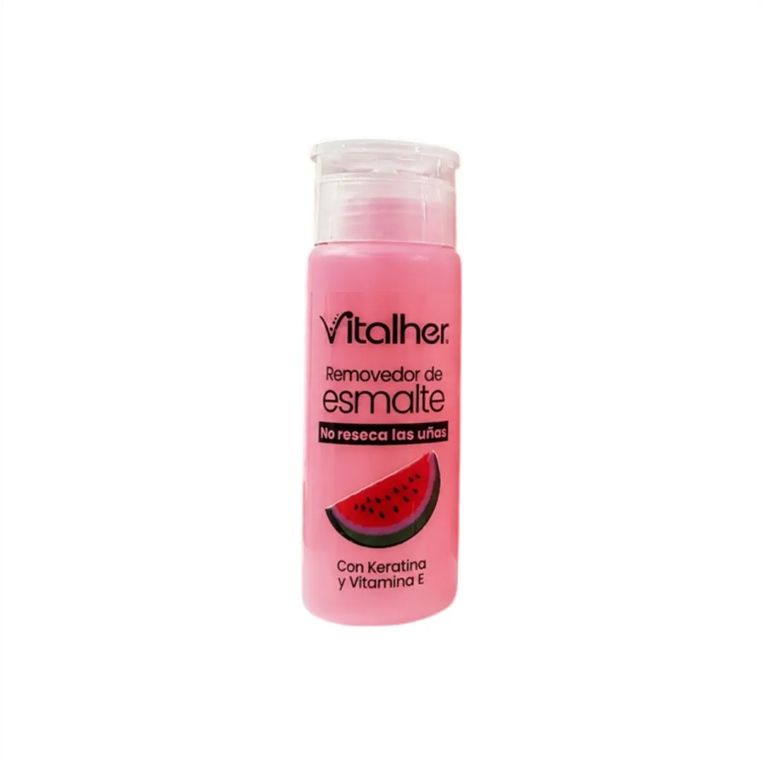REMOVEDOR DE ESMALTE VITALHER SANDIA 80ML