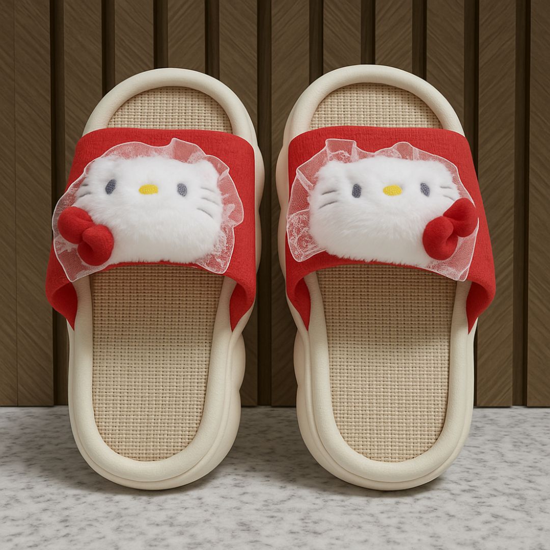 PANTUFLAS HELLO KITTY