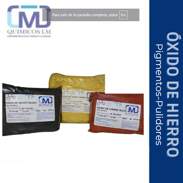 Imagen del producto OXIDO DE HIERRO X500gr