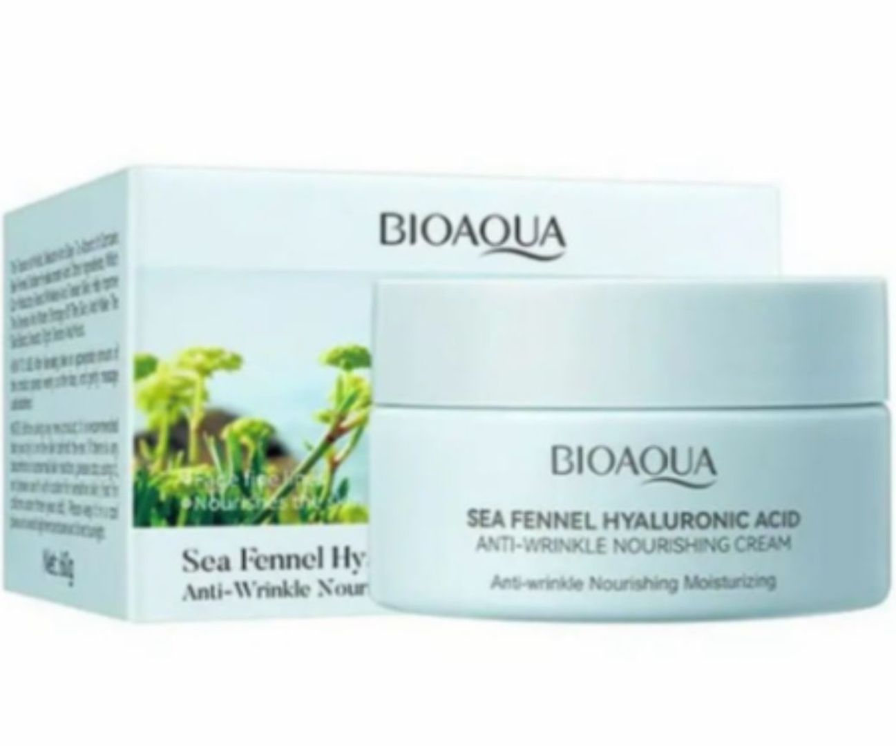 CREMA ÁCIDO HIALURONICO Y HINOJO BIOAQUA 