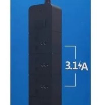 Multitoma SpeedSong USB y eléctrico 3.1A 2mt - imagen 2