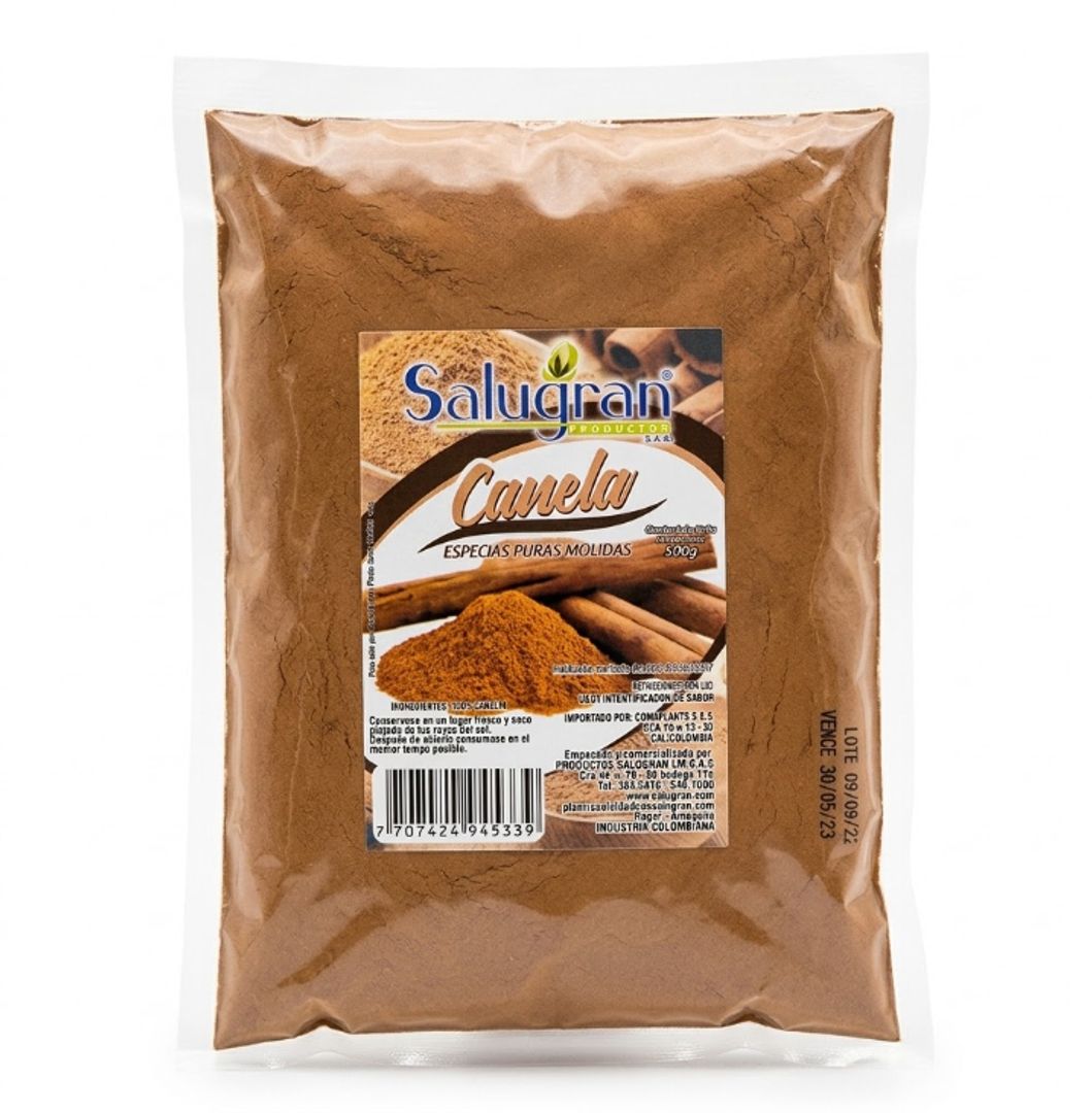 CANELA MOLIDA X 125GR SALUGRAN
