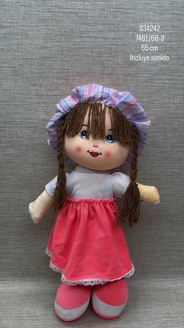 MUÑECA DE TRAPO SURTIDA 55 CM
