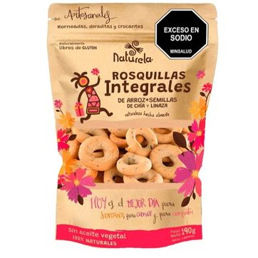 Imagen del producto ROSQUILLA CHIA LINAZA X 190GR NATURELLA