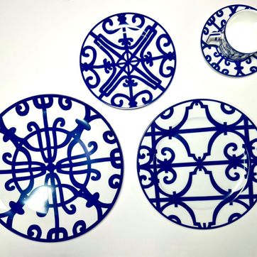 VAJILLA HERMES AZUL  - imagen 1