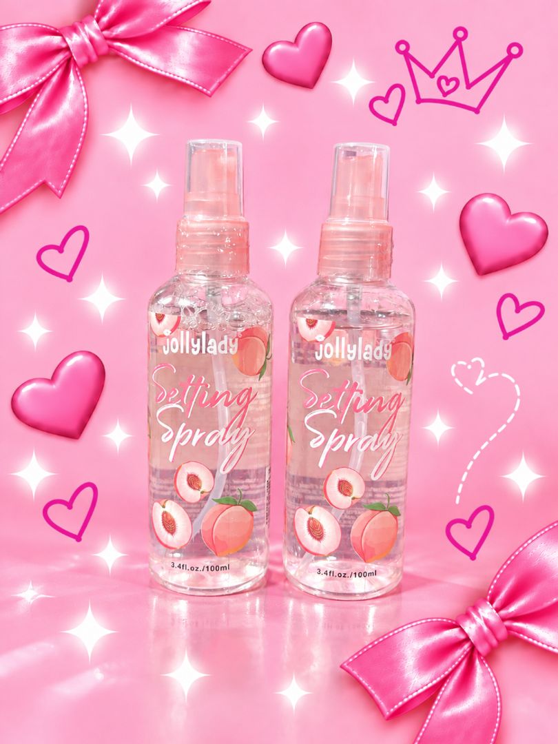 Fijador de maquillaje durazno jollylady 