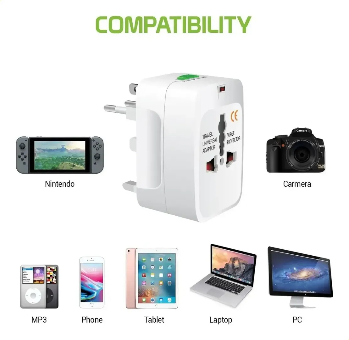 ADAPTADOR DE CORRIENTE UNIVERSAL EUROPEO