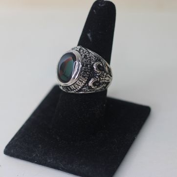 Imagen del producto ANILLOS GRABADOS PIEDRA NEGRA
