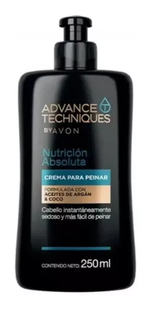 CREMA PARA PEINAR  ACEITE ARGÁN Y COCO ADVANCE TECHNIQUES 250 ml