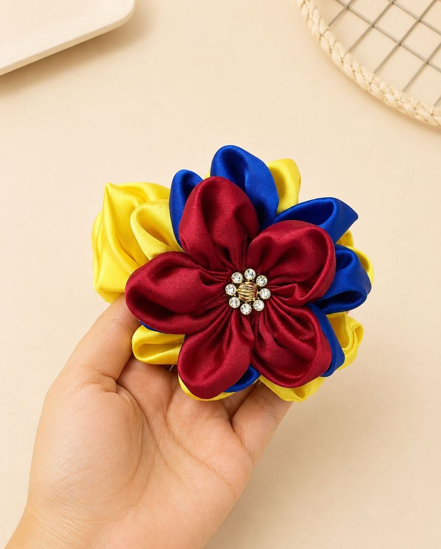 Scrunchie Flor de Capomo Colombia 