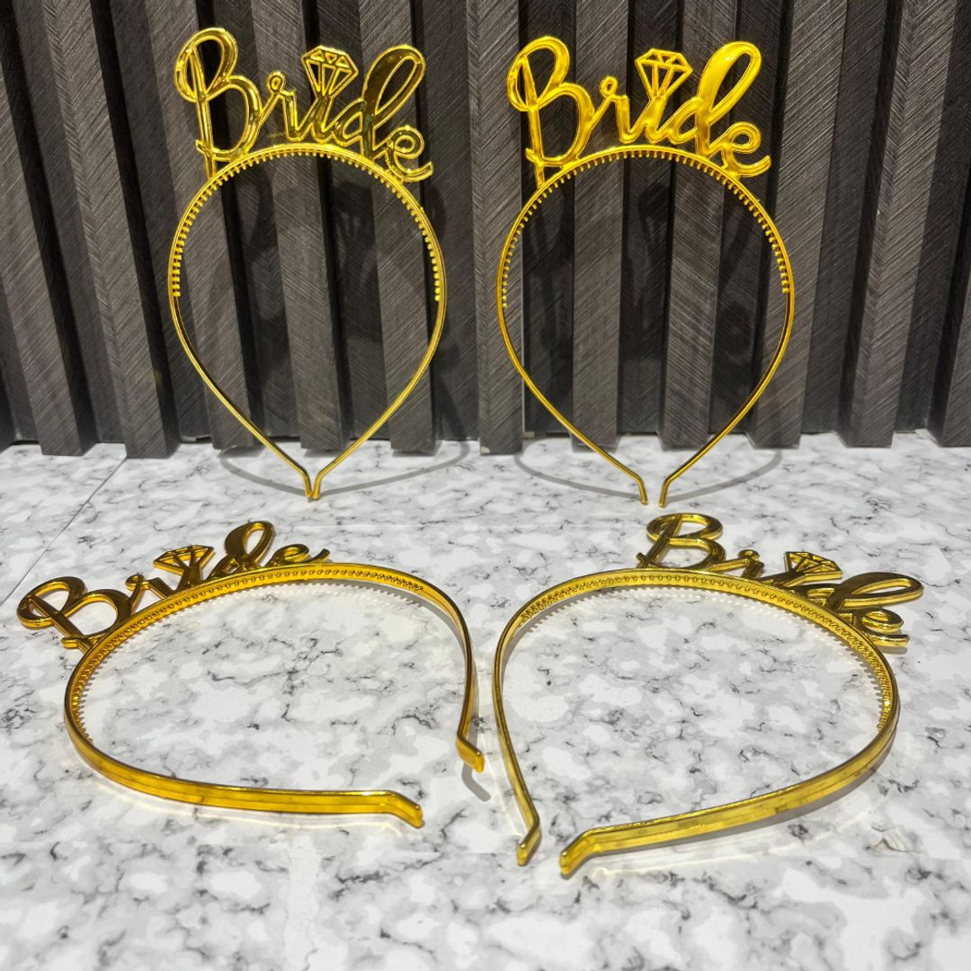 BALACA BRIDE DORADA  x 12 UNIDADES