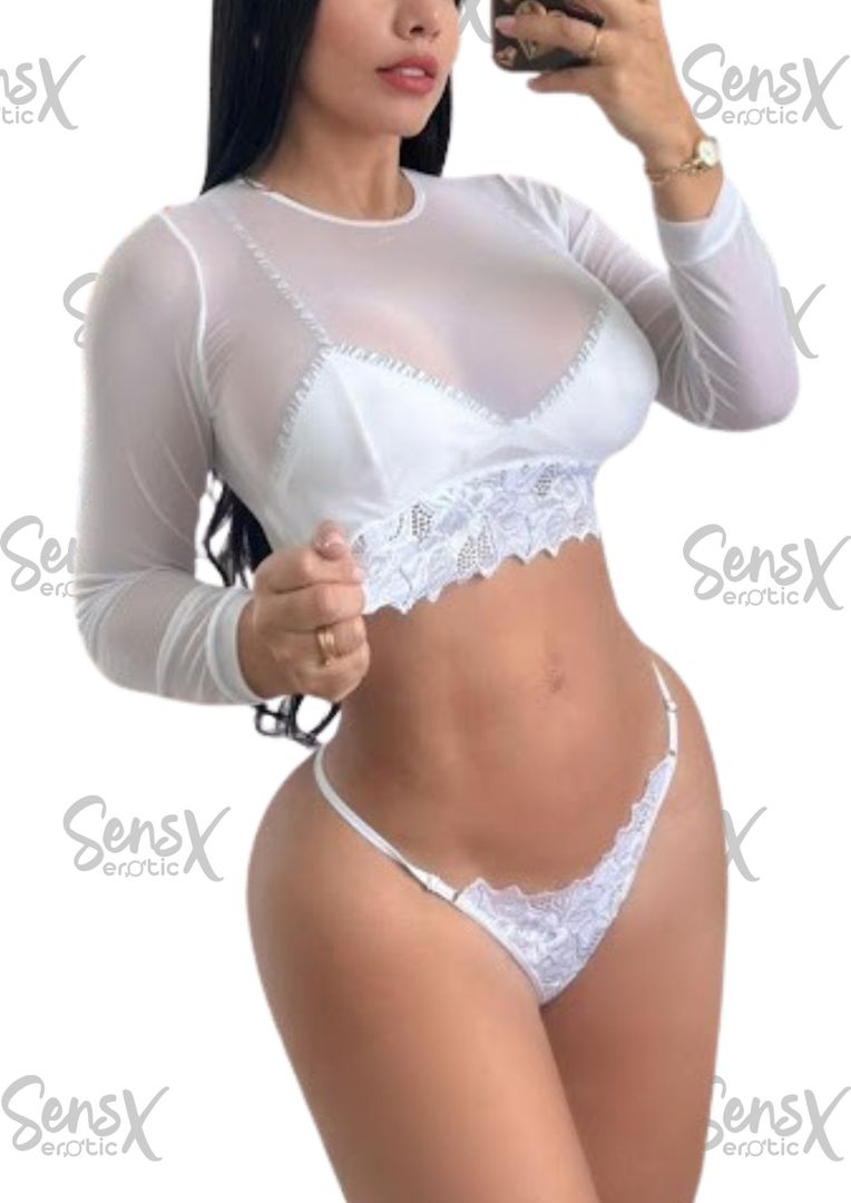CAMISETA MANGA LARGA CON TANGA