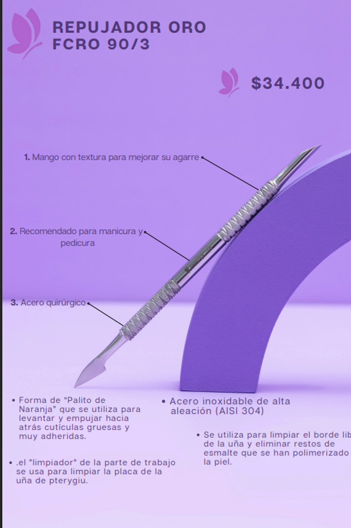  REPUJADOR ORO 90/3 PALITO 