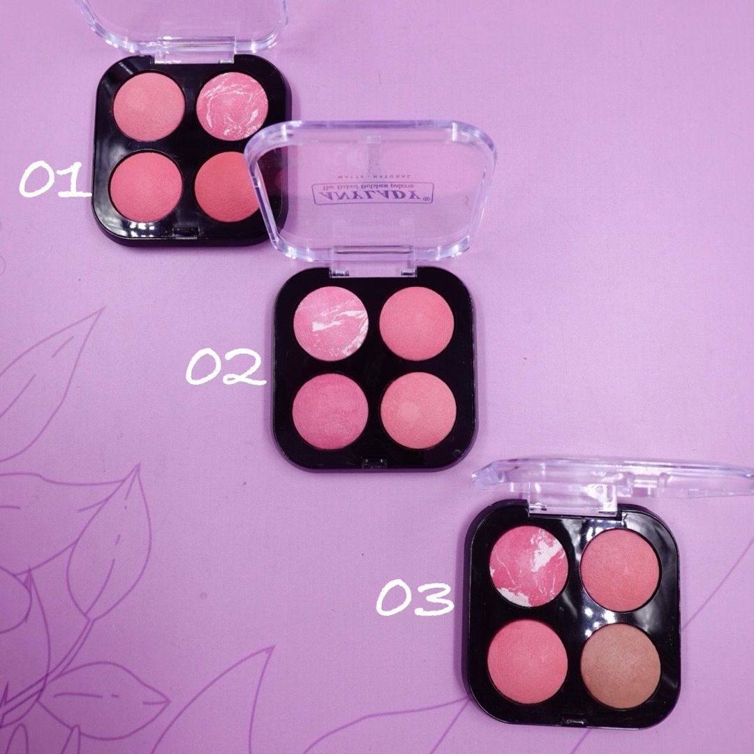 PALETA DE RUBOR x4 BAKED BULSHER ANYLADY