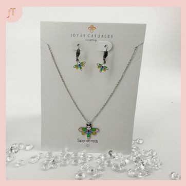 Imagen del producto INFANTIL: Juego Acero Libélula Infantil Plateado