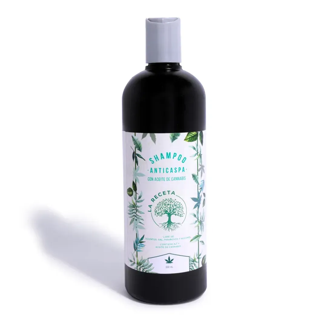 SHAMPOO CBD ANTICASPA 500ML LA RECETA CBD