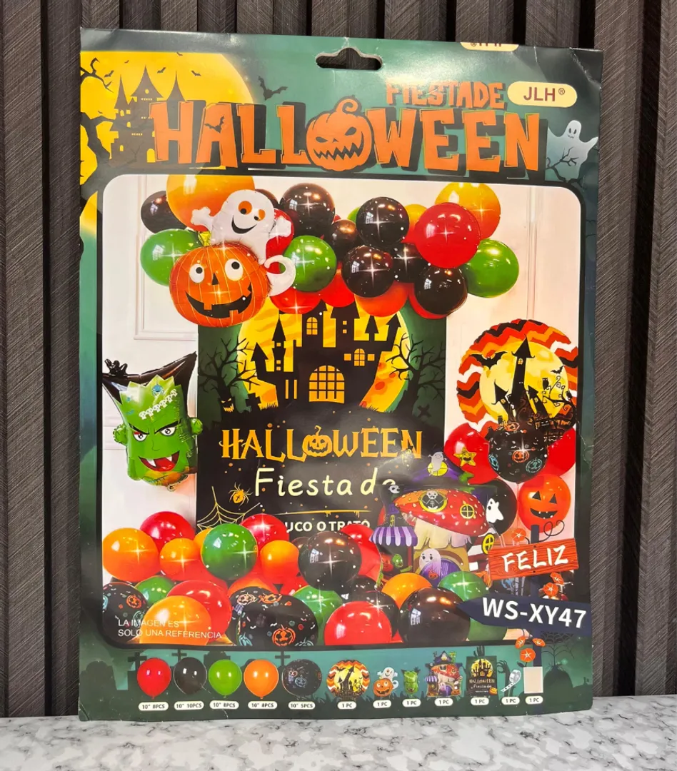 ARCO DE GLOBOS HALLOWEEN