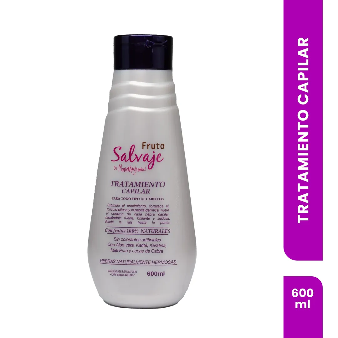 TRATAMIENTO CAPILAR REFRIGERANTE KARITE + KERATINA 600ML FRUTO SALVAJE 