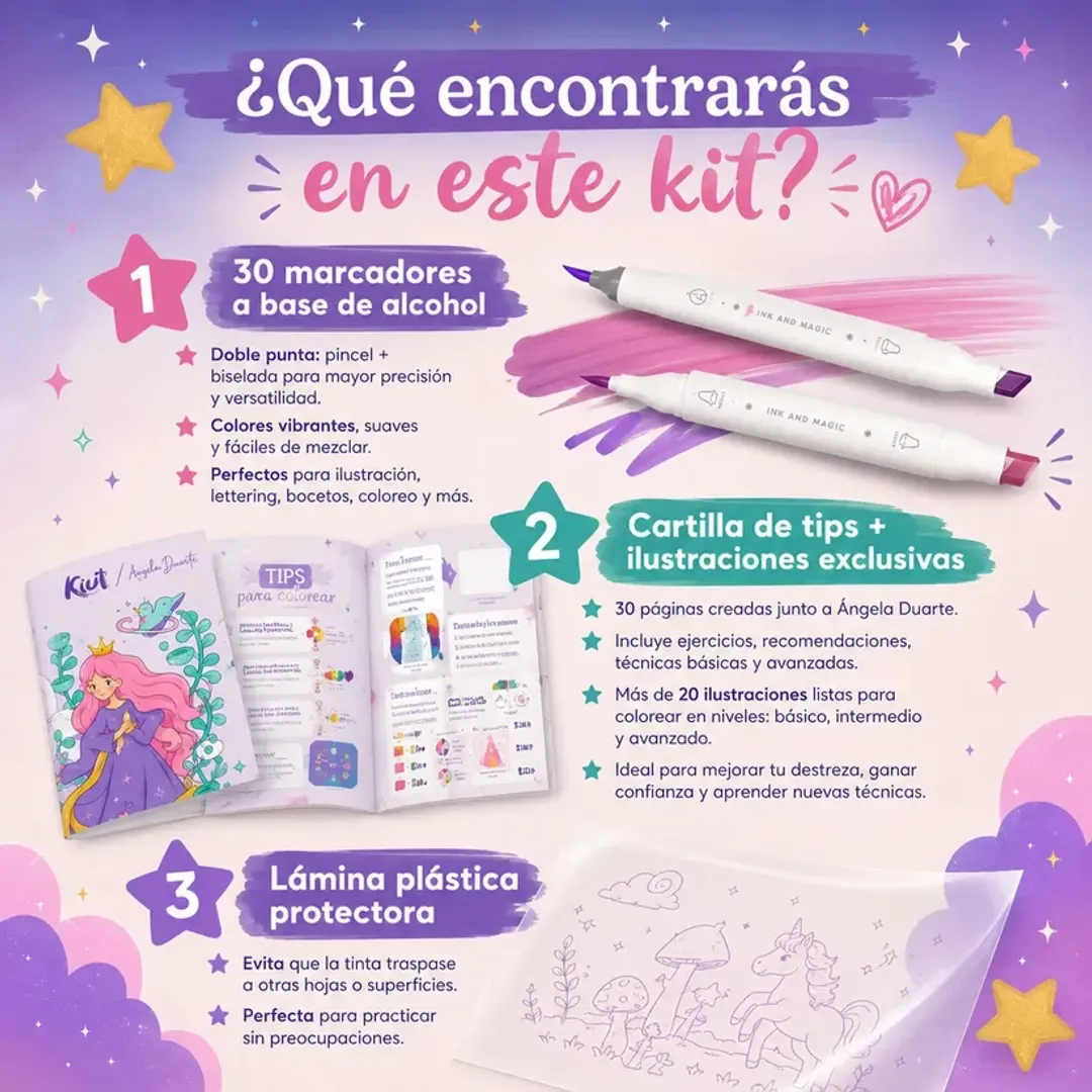 Kit colorar kiut