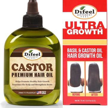 Imagen del producto Aceite Capilar Difeel Castor Premium Natural 210ml