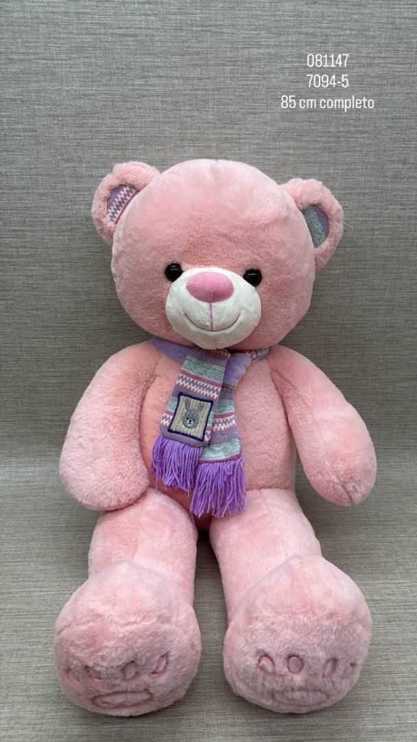 OSO PATAS LARGAS CON BUFANDA DE 85 CM