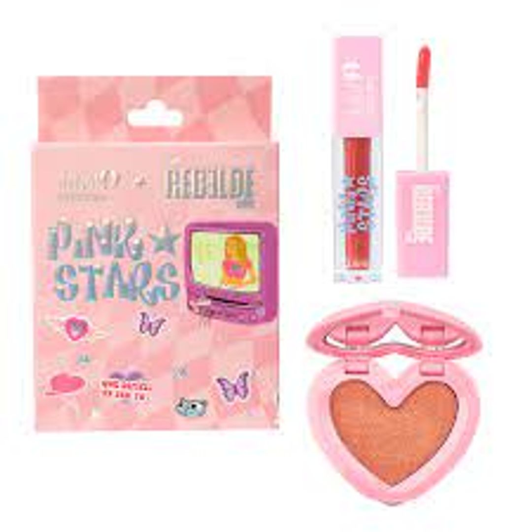Kit Pink Star Rubor y Gloss Trendy Ref R1646