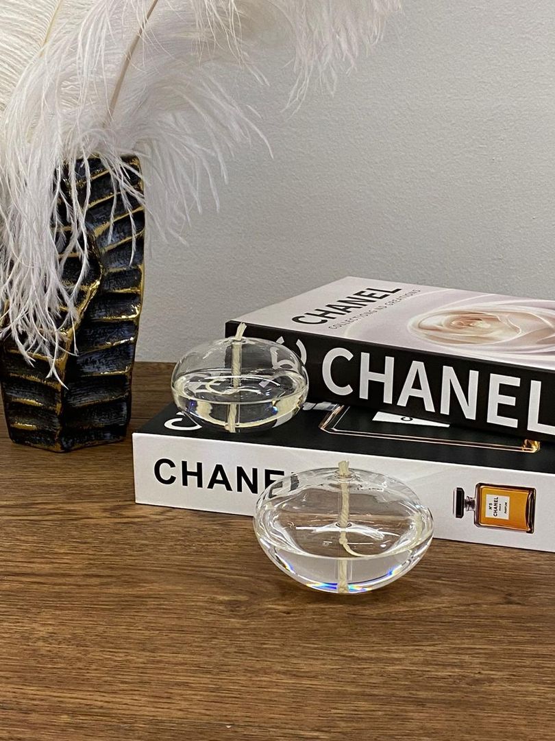 Velas de Cristal Transparente