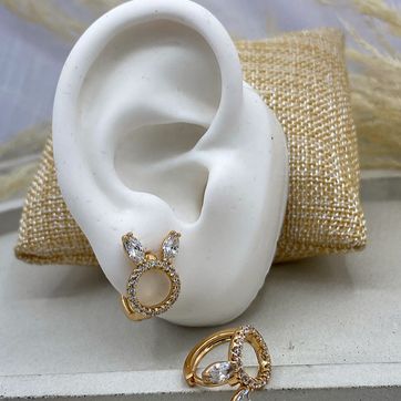 Imagen del producto Candonga conejito, oro rosa, covergold 