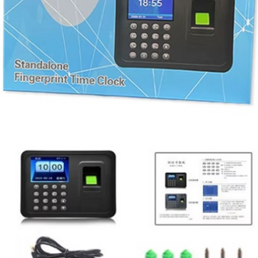 Imagen del producto CONTROL DE ACCESO BIOMETRICO Y REGISTRO HORARIO POR HUELLA