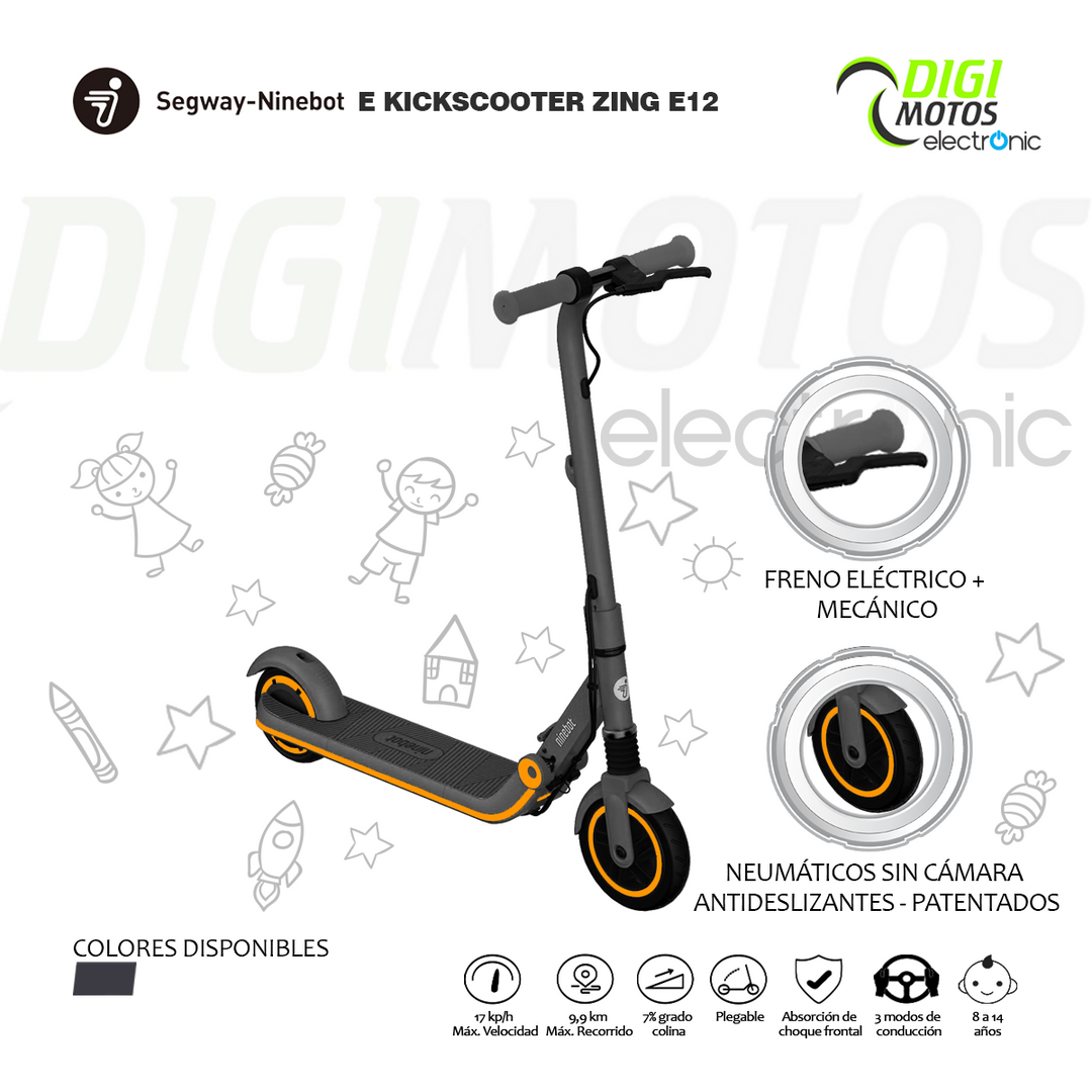 NINEBOT ZING SCOOTER E12 NIÑOS