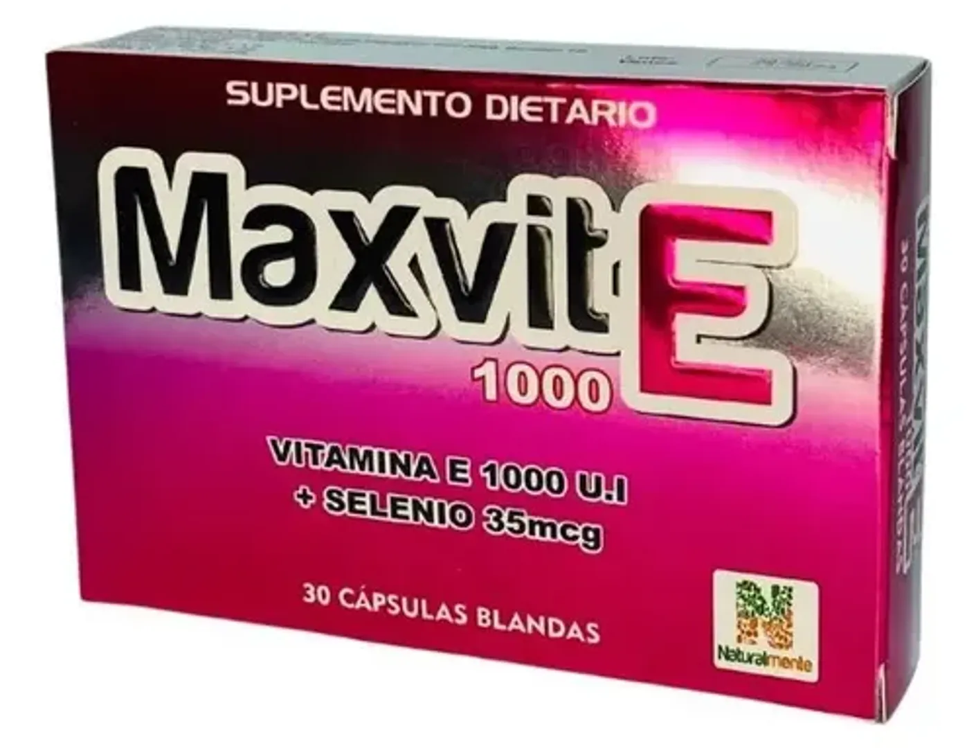 MAXVIT E (VITAMINA E 1000UI + SELENIO 35UI) SOB X 15 CAPS