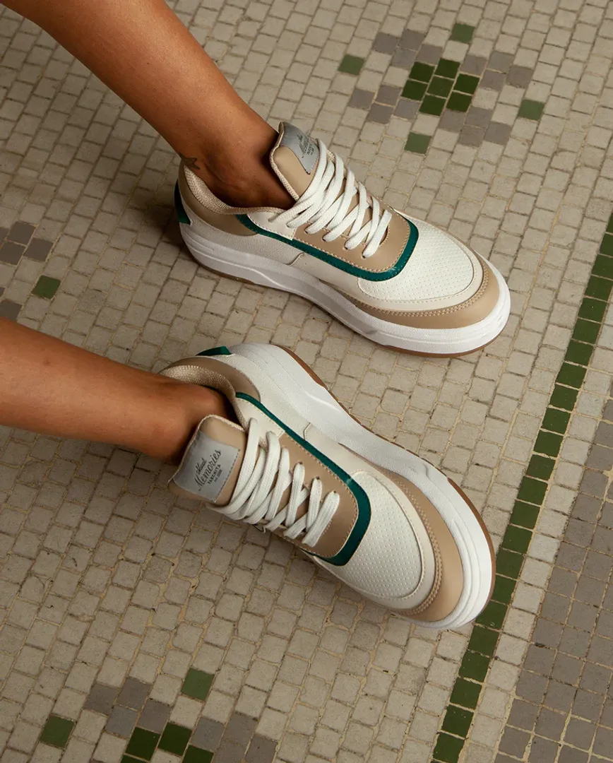 TENIS CARMEN BLANCO X ESMERALDA