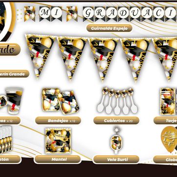 Imagen del producto DECORACIÓN GRADO DORADO 