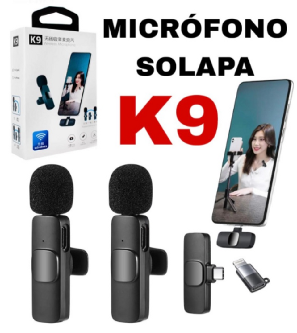 MICROFONO DE SOLAPA PARA CELULAR K9