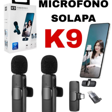 Imagen del producto MICROFONO DE SOLAPA PARA CELULAR K9