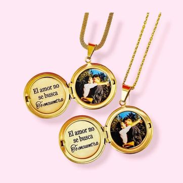 Imagen del producto DUO RELICARIOS CIRCULO 