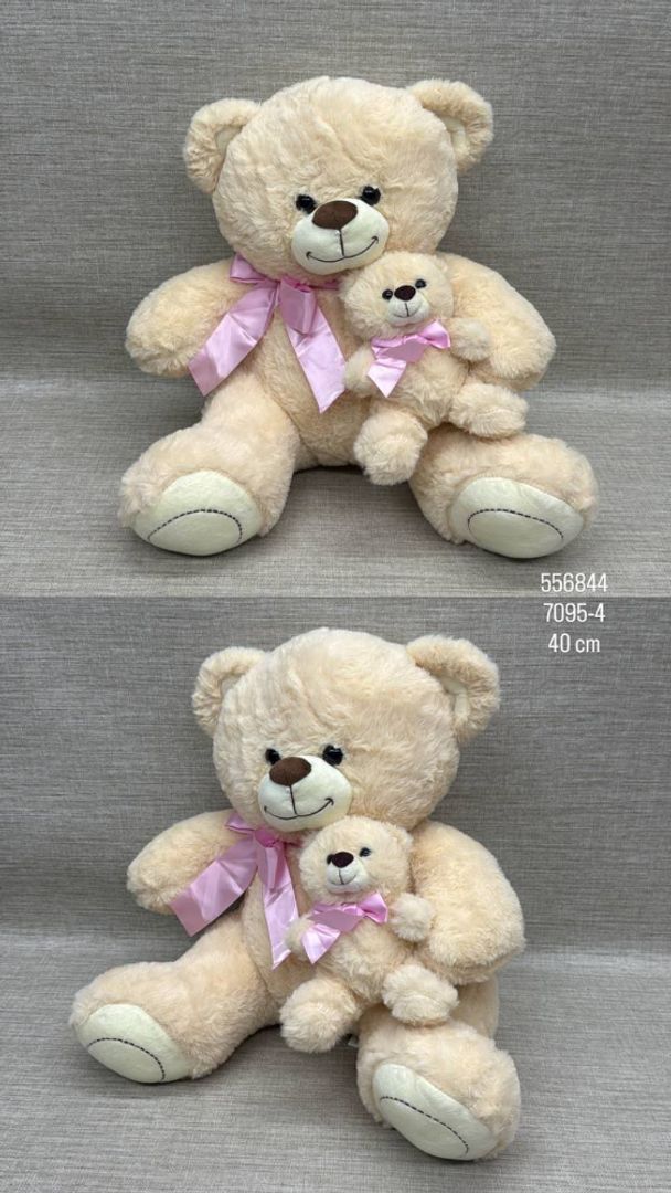 OSO CON HIJO DE 40 CM