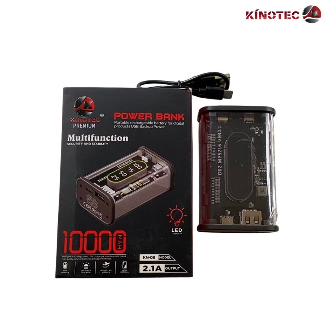 Power Bank Kinotec KN-28 – 10,000 mAh Digital