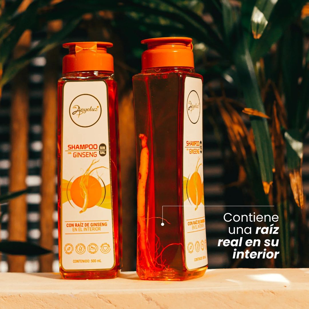 Shampoo con Ginseng ANYELUZ