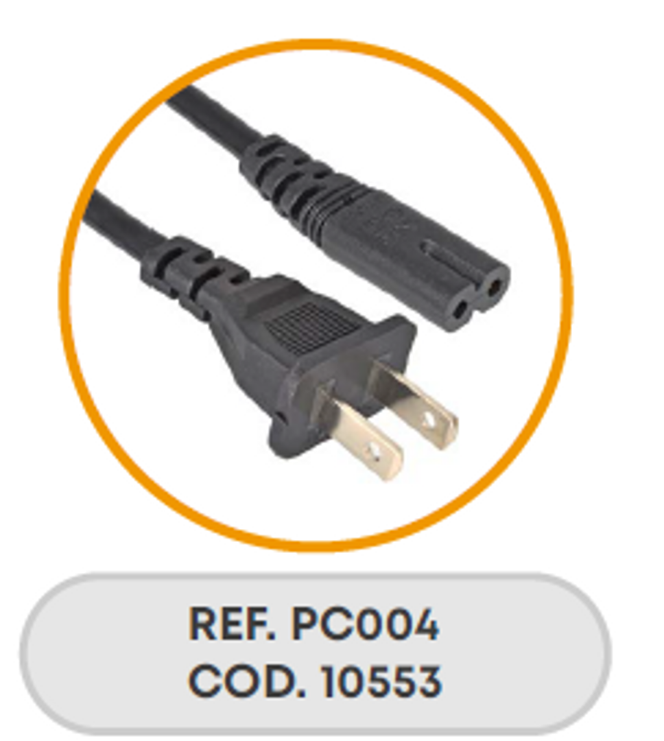 CABLE DE PODER TIPO GRABADORA