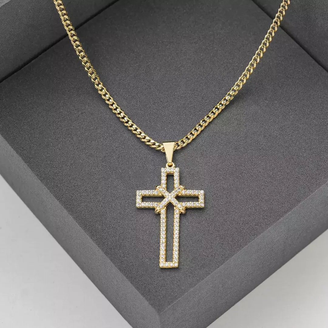 D Cruz Silueta circonias 3.5 cms