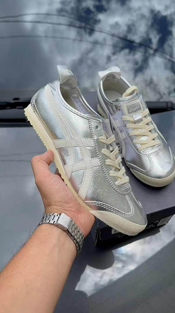 Tiger onitsuka silver