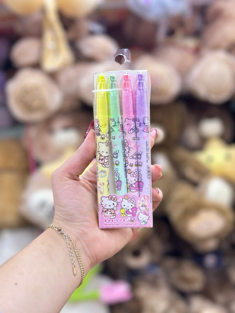 RESALTADOR X4 HELLO KITTY