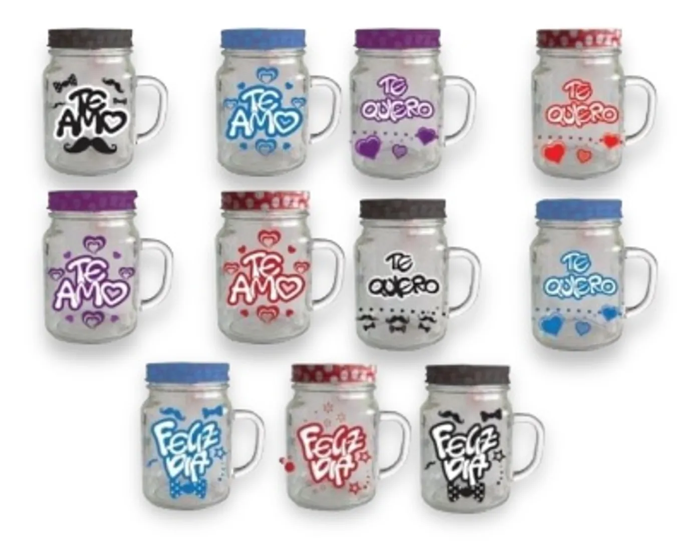 VASO PITILLO SURTIDO DE VIDRIO 