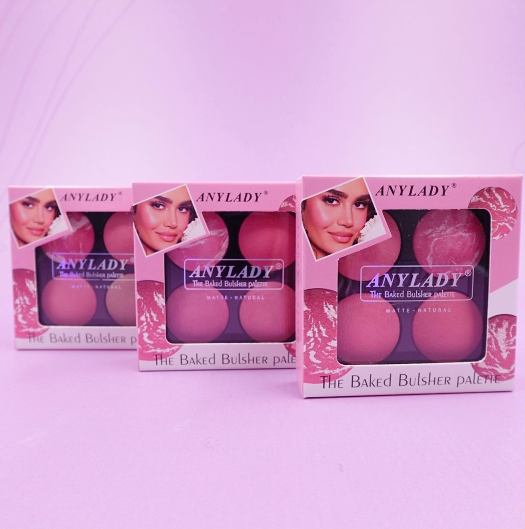 PALETA DE RUBOR x4 BAKED BULSHER ANYLADY