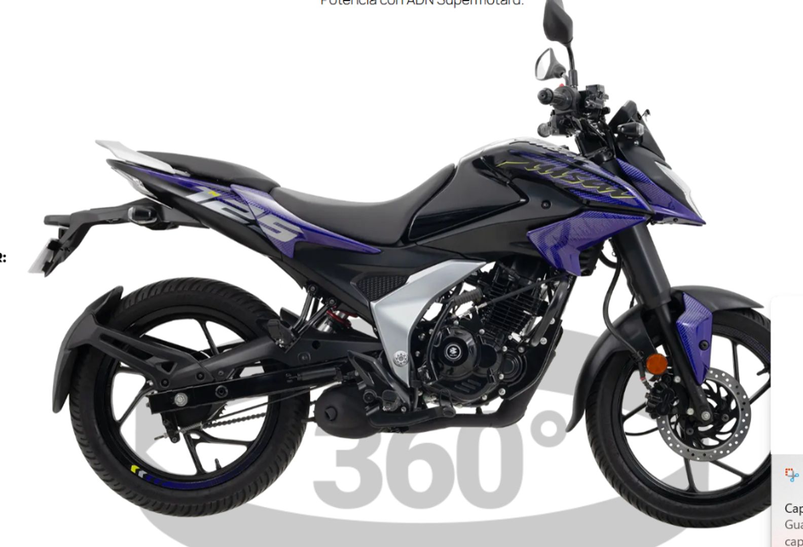 MOTO PULSAR 125 NS CARBURADA