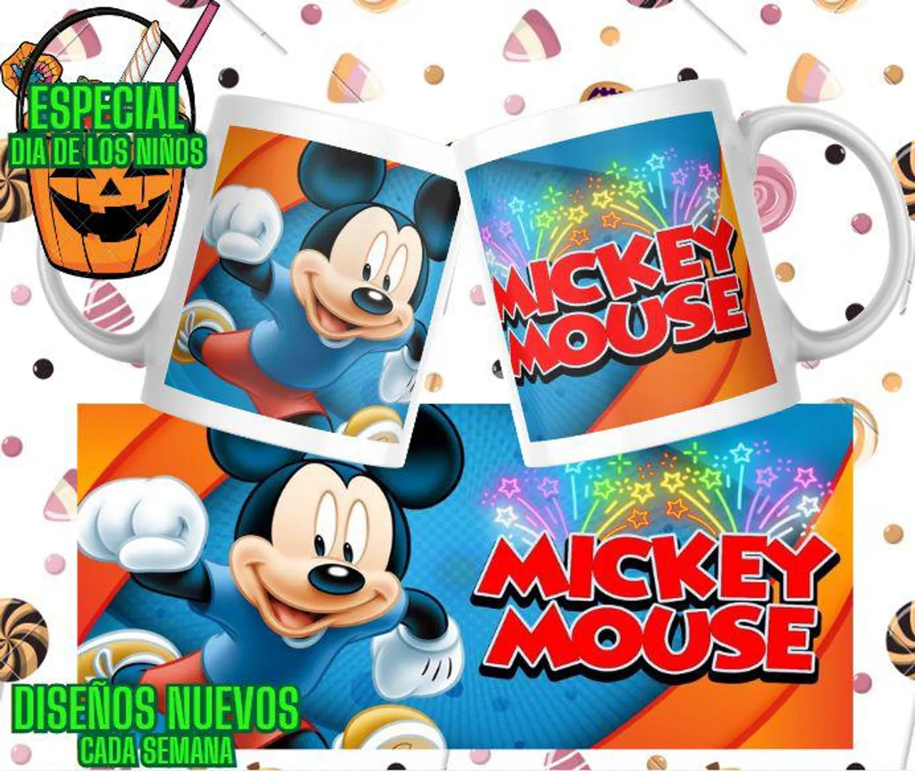 MUG MICKIE FESTIVIDAD 
