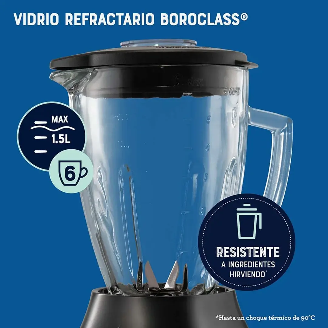 Licuadora Oster Tecnología Reversible Negro 